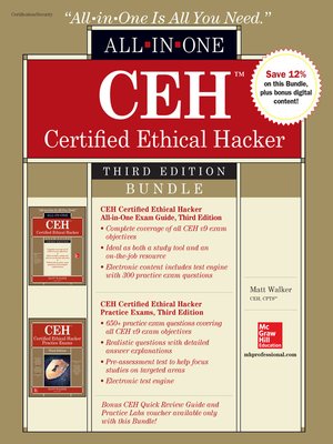cover image of CEH Certified Ethical Hacker Bundle